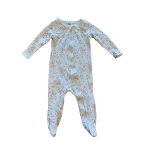 Baby Floral Footed Onesie